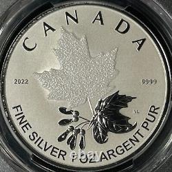 CANADA. 2022, 5 Dollars, Silver PCGS PR69 A Radiant Crown, Diamond Glitter