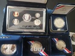 COIN LOT. US proof silver coins, antique, Canada silver coin lot