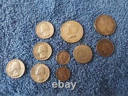 COIN LOT. US proof silver coins, antique, Canada silver coin lot