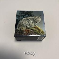 COMMANDING LYNX 2016 CANADA 1oz. 9999 Pure Silver Proof $20 Coin