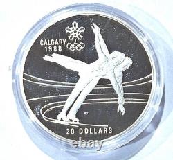 Calgary 1988 Winter Olympics 10-Coin Silver Proof Set 10 oz Royal Canadian Mint