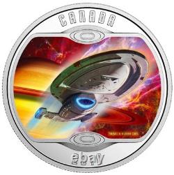 Canada $10 2018.999 Fine Silver Proof Star Trek Voyager Glow In The Dark W Coa