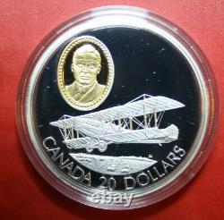 Canada 10 X 20 Dollar Silver Pp-Proof #F3429 Aviation Complete 1 5. Edition