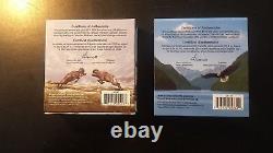 Canada $100 Silver Proof Majestic Bald Eagle & Rocky Mtn Bighorn Rams (Lot of 2)