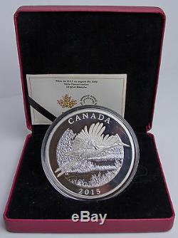 Canada $125 Silver Half Kilo Wildlife Conservation Series Whooping Crane C2376