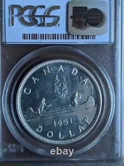 Canada 1951 $1 Silver Dollar PCGS PL 64 Proof like
