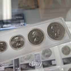 Canada 1953 Proof-Like Uncirculated Silver Mint Set in Whitman Holder