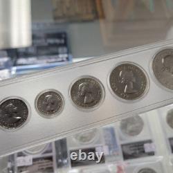 Canada 1953 Proof-Like Uncirculated Silver Mint Set in Whitman Holder