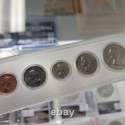 Canada 1953 Proof-Like Uncirculated Silver Mint Set in Whitman Holder