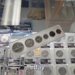 Canada 1953 Proof-Like Uncirculated Silver Mint Set in Whitman Holder