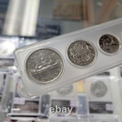 Canada 1953 Proof-Like Uncirculated Silver Mint Set in Whitman Holder