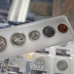 Canada 1953 Proof-Like Uncirculated Silver Mint Set in Whitman Holder