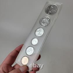 Canada 1953 Proof-Like Uncirculated Silver Mint Set in Whitman Holder