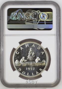 Canada, 1957 Silver Dollar NGC Graded Proof Like PL 67
