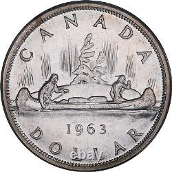 Canada 1963 Silver Dollar KM-54 PCGS PL-66 OGH (2nd Gen) (Toned)