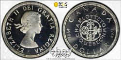 Canada, 1964 Elizabeth II Dollar. PCGS PL 67