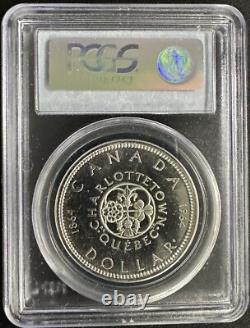 Canada 1964 Silver Dollar PCGS MS64 LUSTROUS & PROOF-LIKE SURFACES