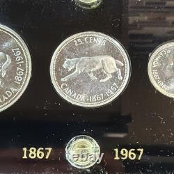 Canada 1967 Centennial Silver. 800 Proof Specimen Set Berger holder