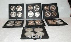 Canada 1976 Olympic Games 28 Proof Silver Coin Set