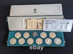Canada 1988 Olympic Games in Calgary Proof Sterling Silver 20 Dollar 10-Coin Set