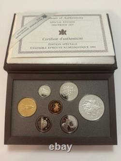 Canada 1994 Special Edition Proof Set Sterling Silver with Certificate