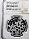 Canada $20 Dollars Silver Coin, Crystal Blue Snowflake, 2011 NGC PF70 UCAM