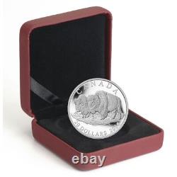 Canada $20 Dollars Silver Proof Coin, 1 oz 2014 Bison (The Bull and His Mate)