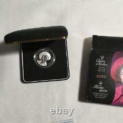 Canada 2002 The Queen Mother Proof Silver With Box COA Royal Canadian Mint