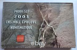 Canada 2003 ANA Special Edition Packaging Silver Proof 8-Coins Set, 1.75 troy oz