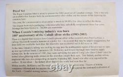 Canada 2003 ANA Special Edition Packaging Silver Proof 8-Coins Set, 1.75 troy oz