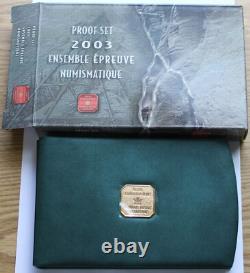 Canada 2003 ANA Special Edition Packaging Silver Proof 8-Coins Set, RCM Box COA