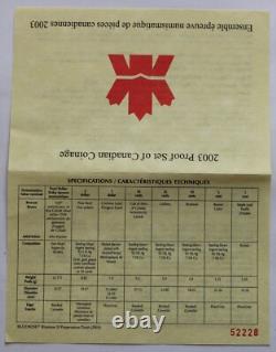 Canada 2003 ANA Special Edition Packaging Silver Proof 8-Coins Set, RCM Box COA