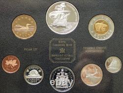 Canada 2004 ANA Special Edition Packaging Silver Proof 8-Coins Set, RCM Box COA
