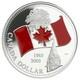 Canada 2005, Red Enamel proof silver coin low mintage
