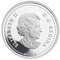 Canada 2005, Red Enamel proof silver coin low mintage