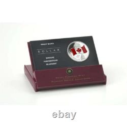 Canada 2005, Red Enamel proof silver coin low mintage