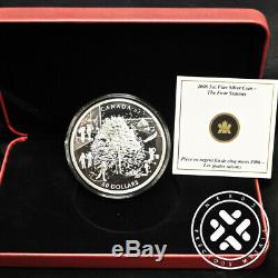 Canada 2006 $50 5 oz Proof Four Seasons Silver Commemorative Coin Box & COA