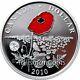 Canada 2010 Poppy $1 Silver Proof Color Enamel Proof Veterans Armistice Day