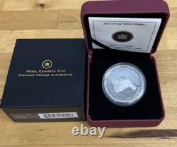 Canada 2010 Proof Silver Dollar 100th Anniversary Navy Original Box/ COA