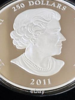 Canada 2011 MAPLE LEAF FOREVER $250 1 Kg Kilo Kilogram Silver Proof COA & OGP