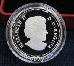 Canada 2011 Wild Rose Swarovski Crystals $20 Pure Silver Proof Coin Perfect