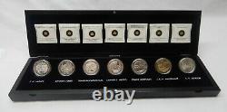 Canada 2012-2013 Group Of Seven Series, RCM Proof, Silver 7 X $20 Dollar Coins