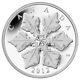 Canada 2012 Holiday Snowflake Swarovski Crystals 20$ Silver Proof Coin Perfect