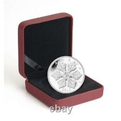 Canada 2012 Holiday Snowflake Swarovski Crystals 20$ Silver Proof Coin Perfect