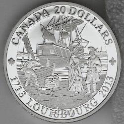 Canada 2013 $20 300th Anniversary of Louisbourg 1 oz. Pure Silver Proof Coin
