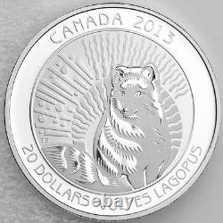 Canada 2013 $20 Arctic Fox 99.99% Pure Silver Proof, Untamed Canada #1
