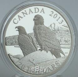Canada 2013 $20 Bald Eagle Lifelong Mates 1 oz 99.99% Pure Silver Proof Coin