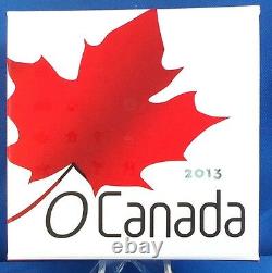 Canada 2013 $25 Caribou 1 oz. Pure Silver Proof Coin O Canada Series #4