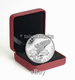 Canada 2013 Bald Eagle #3 Returning from the Hunt $20 Proof 1 Oz Pure Silver