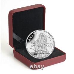 Canada 2013 Dinosaurs Bathygnatus Borealis 20$ Silver Proof Coin Perfect